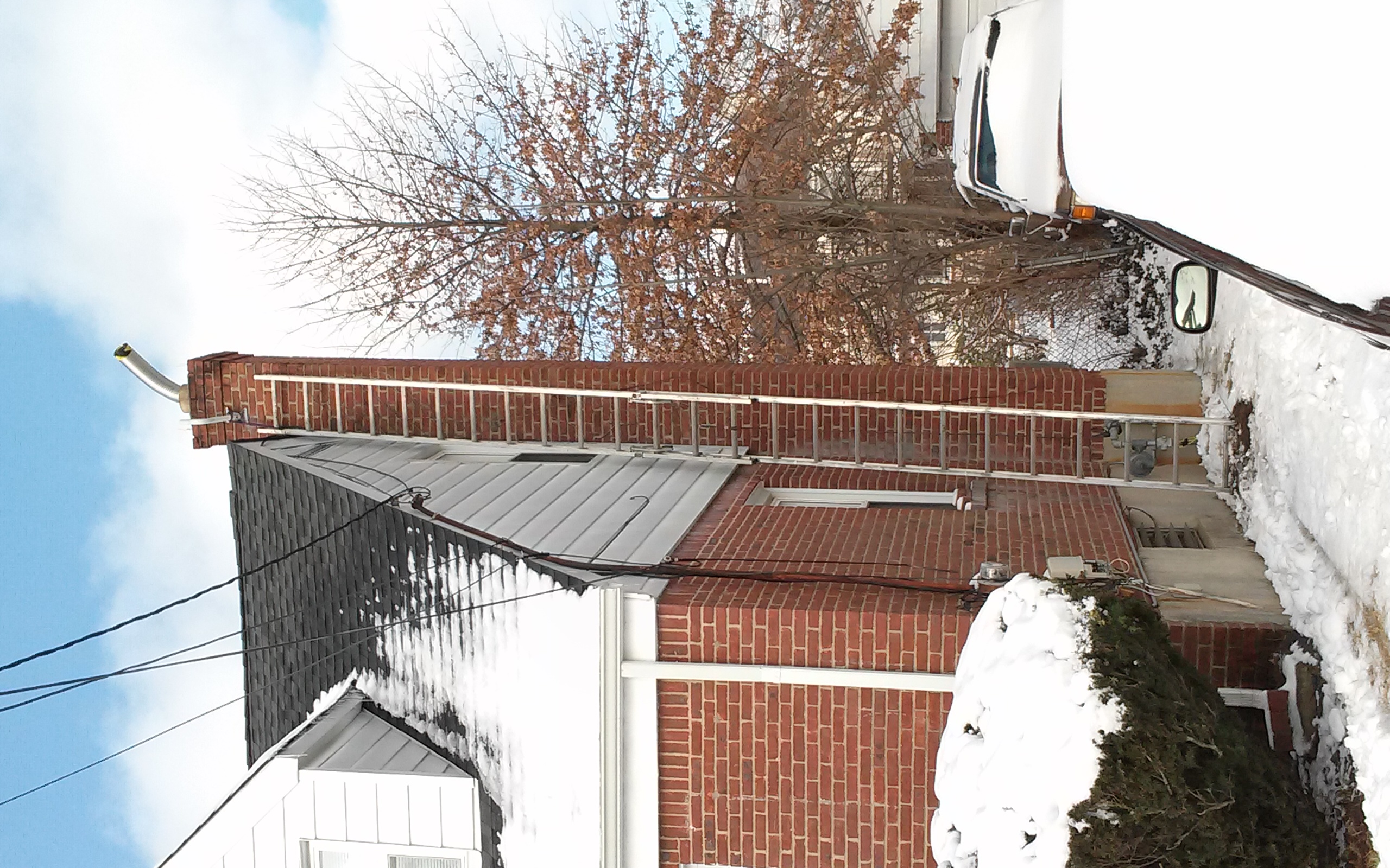 Stainless steel chimney liner installation in East Islip, NY